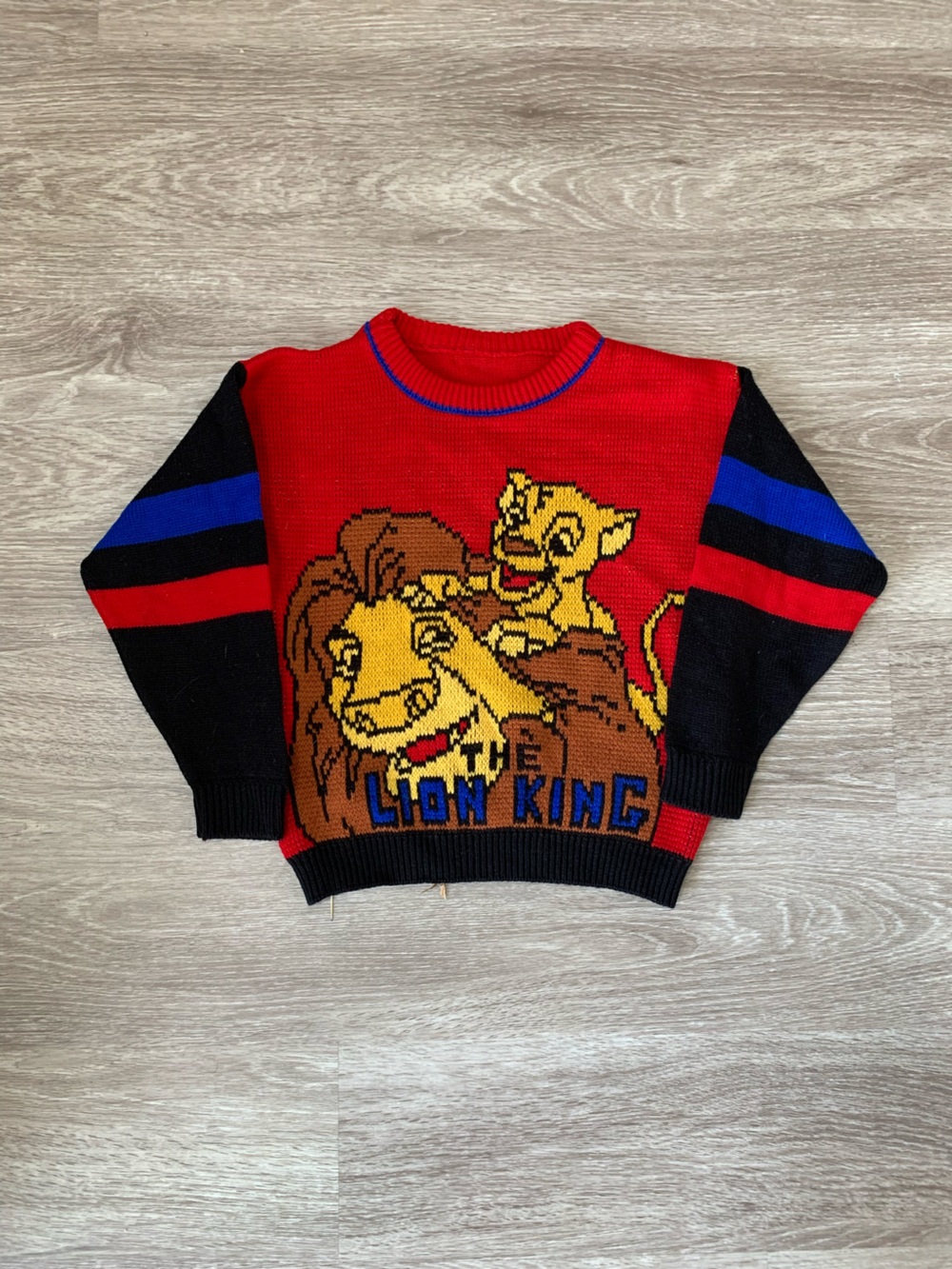 Vintage Lion King Knit Sweater